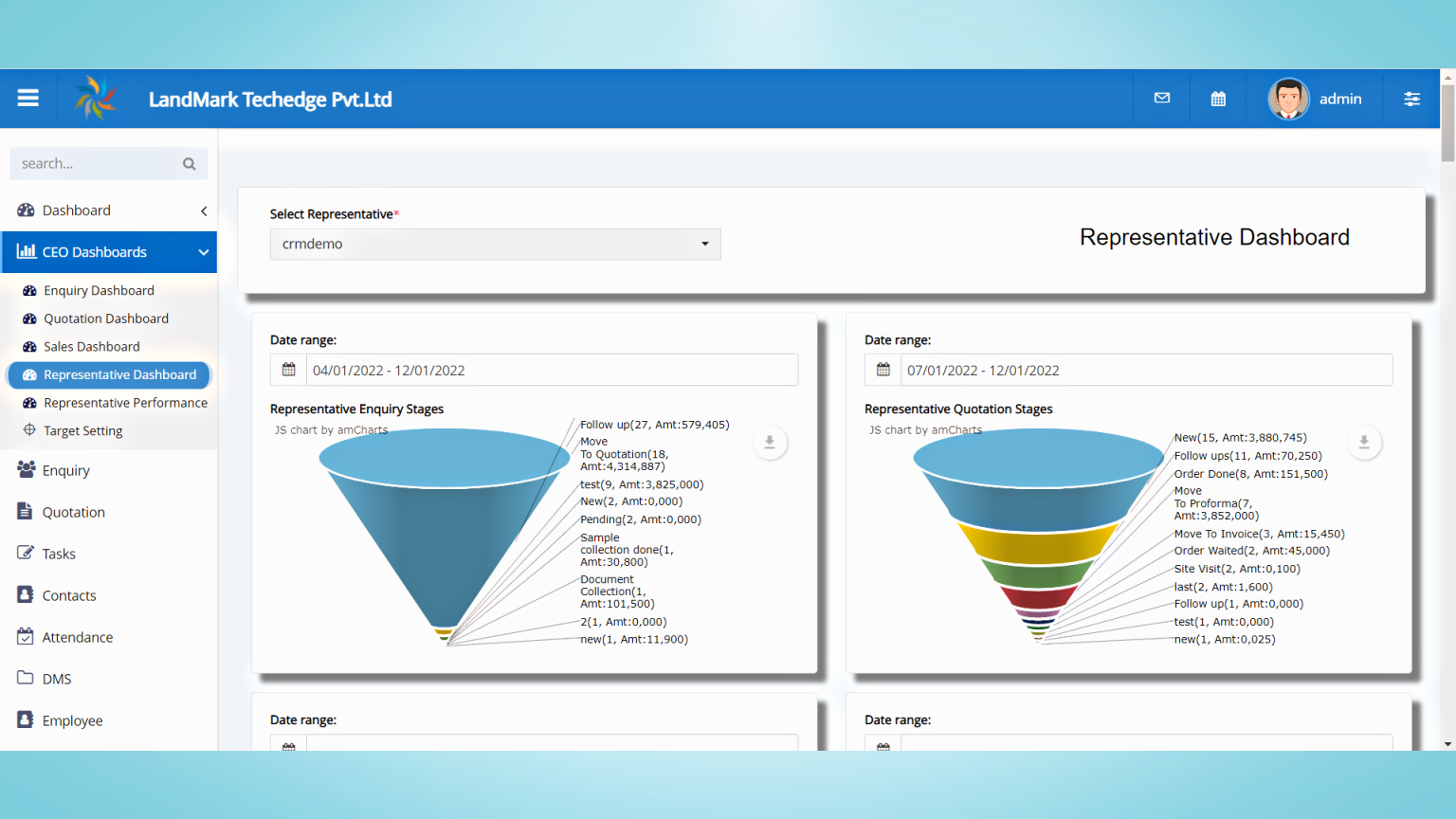 Representative Dashboard