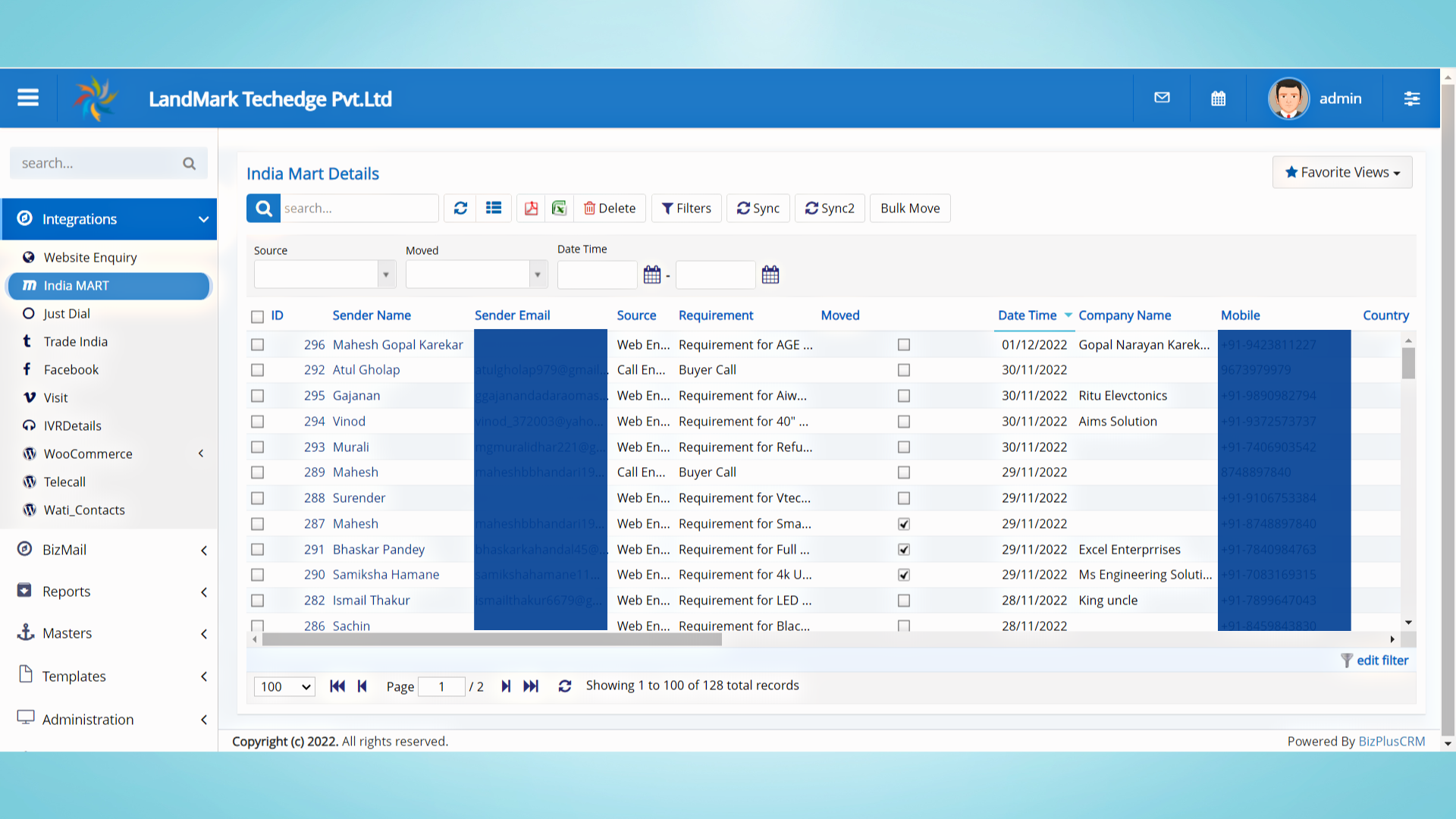 IndiaMart Integration