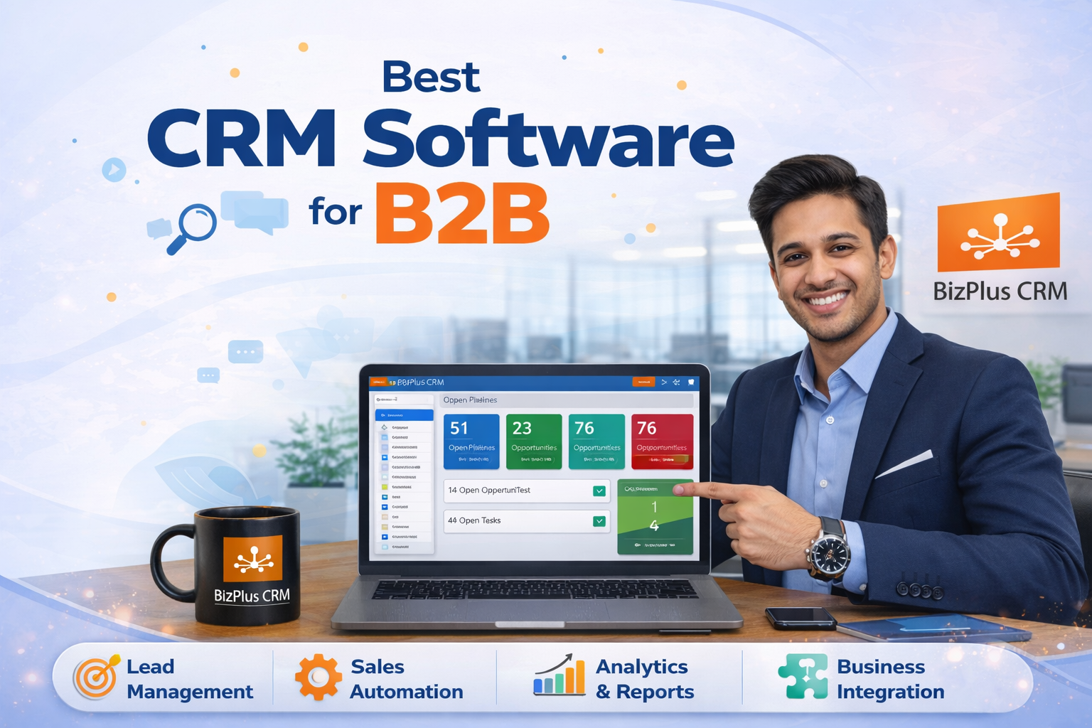 Best CRM Software for B2B in India | BizPlus CRM